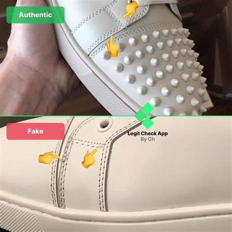 how to spot fake christian louboutin calf spike shoes|christian louboutin heel counter.